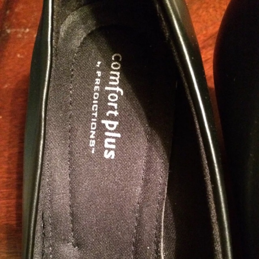 Comfort Plus By Predictions Black 8.5 Womens Shoes - Picture 2 of 8